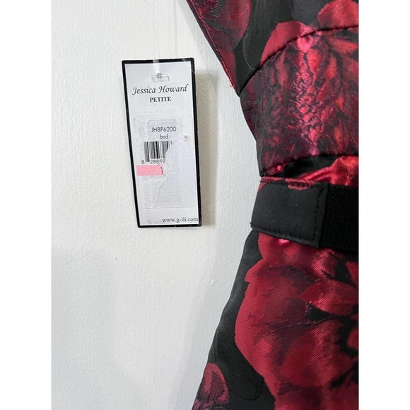 Jessica Howard Petite women Pleated Dress with Belt Size 10 - Picture 4 of 9